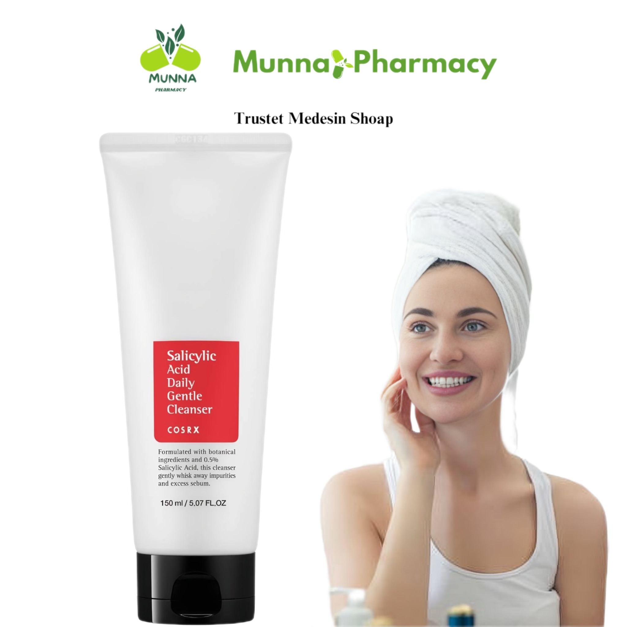 Cosrx Salicylic Acid Daily Gentle Cleanser