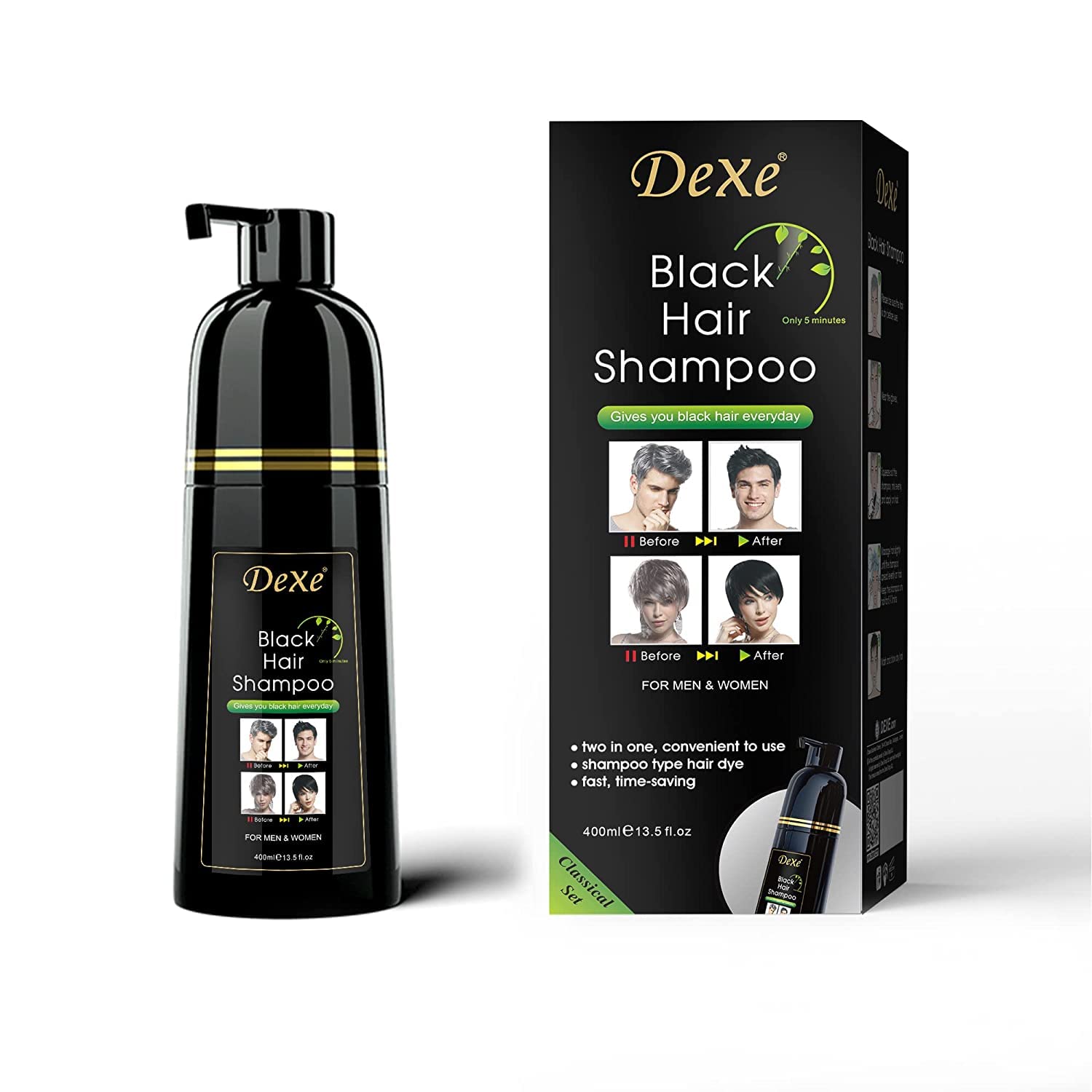 Dexe Black Hair Shampoo 400ml